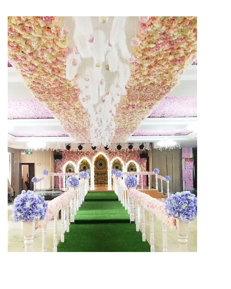Simulated Pincushion Rows of Plants Background Wall Decoration Wedding Celebration Flower Wall Photography Indoor Silk Flower Fake Flower Lawn Simulated Pincushion Rows of Plants Background Wall Decoration Wedding Celebration Flower Wall Photography Indoor Silk Flower Fake Flower Lawn