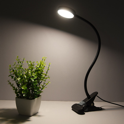 Supply metal super bright led dimming color bedroom bed usb charging reading office eye protector clip lamp