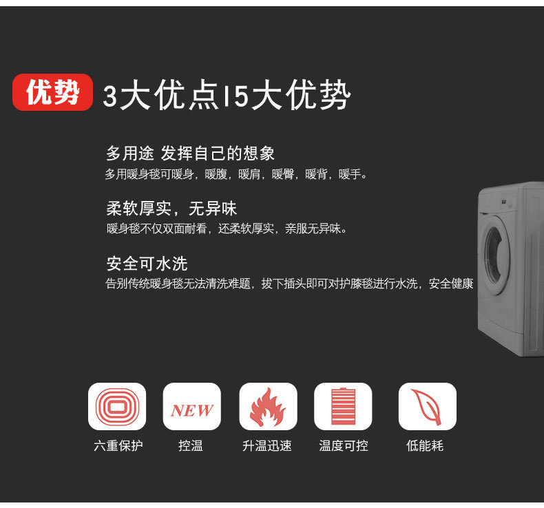Electric Heating Knee Protection Blanket Warming Blanket Electric Heating Blanket Cover Leg Office Small Electric Blanket Cushion Leg Protector Heating Blanket Generation