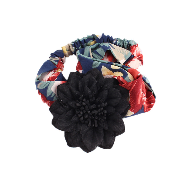 Floral Series Baby Forehead Protector Headband Female Baby Cute Super Cute Princess Children Camera Shooting Ornament