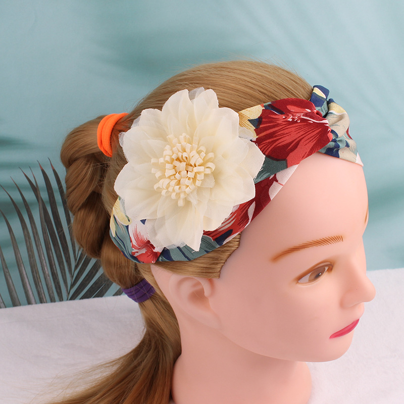 Floral Series Baby Forehead Protector Headband Female Baby Cute Super Cute Princess Children Camera Shooting Ornament Floral Series Baby Forehead Protector Headband Female Baby Cute Super Cute Princess Children Camera Shooting Ornament