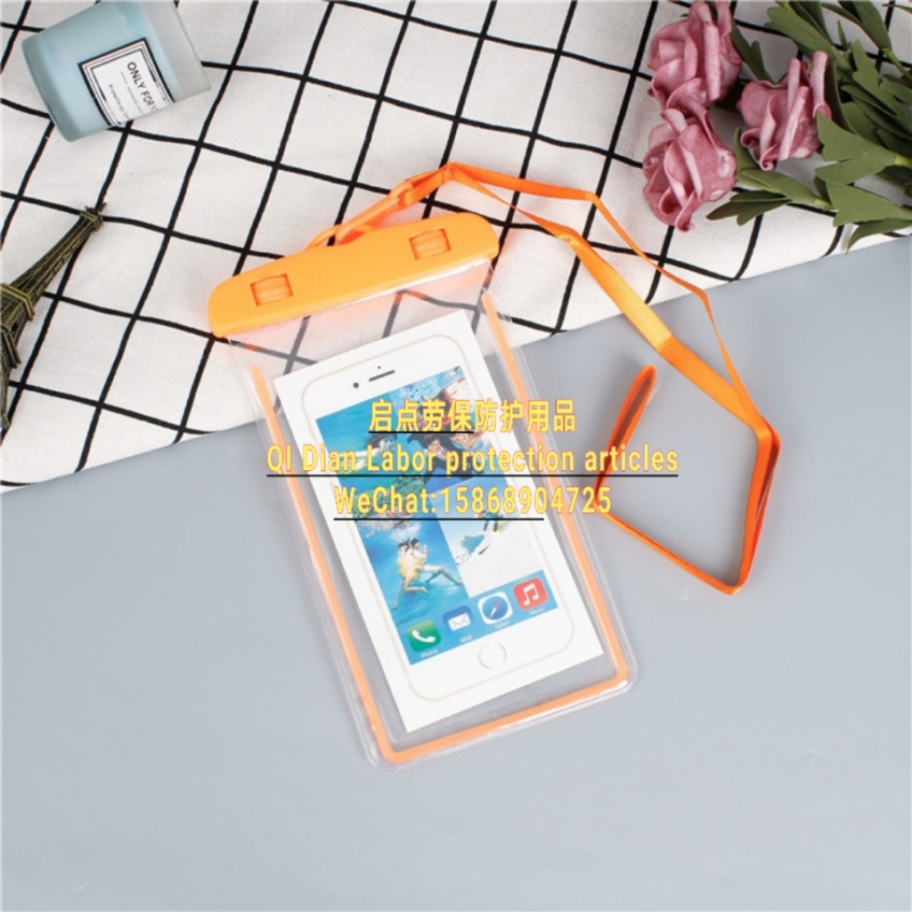 Manufacturers direct shot mobile phone waterproof bag color PVC touch screen transparent waterproof bag luminous waterproof bag Manufacturers direct shot mobile phone waterproof bag color PVC touch screen transparent waterproof bag luminous waterproof bag