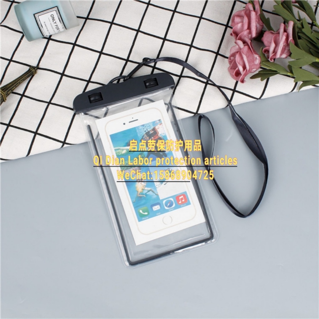 Manufacturers direct shot mobile phone waterproof bag color PVC touch screen transparent waterproof bag luminous waterproof bag Manufacturers direct shot mobile phone waterproof bag color PVC touch screen transparent waterproof bag luminous waterproof bag