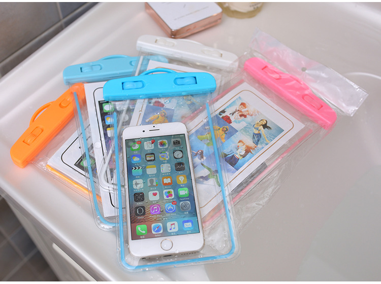 T Luminous Mobile Phone Waterproof Bag Fluorescent Mobile Phone Bag Outdoor Sports Swimming Drifting Underwater Photography Mobile Phone Case