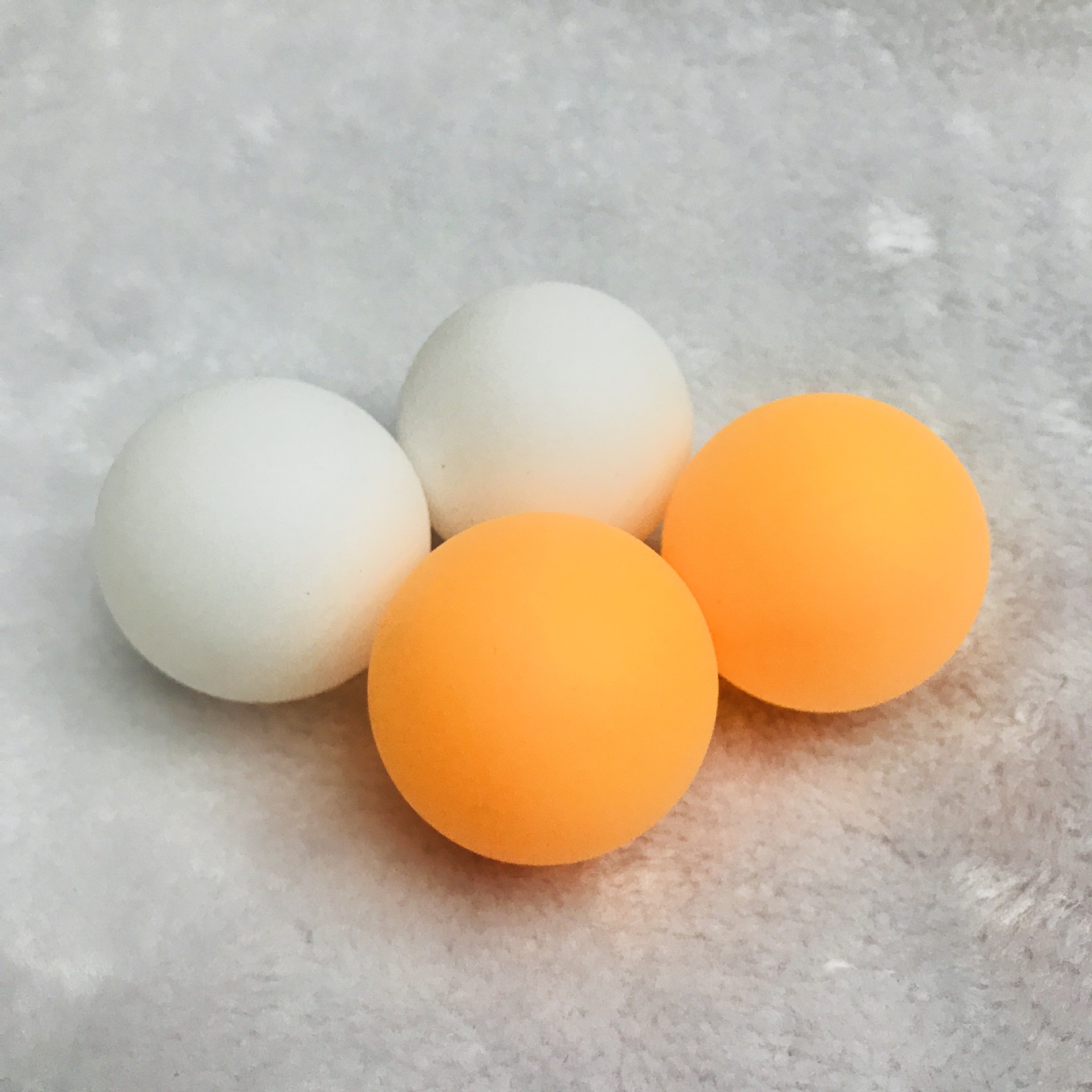Manufacturers direct sales of OULITE plastic table tennis white 40mm 6 CARDS can be printed LOGO.