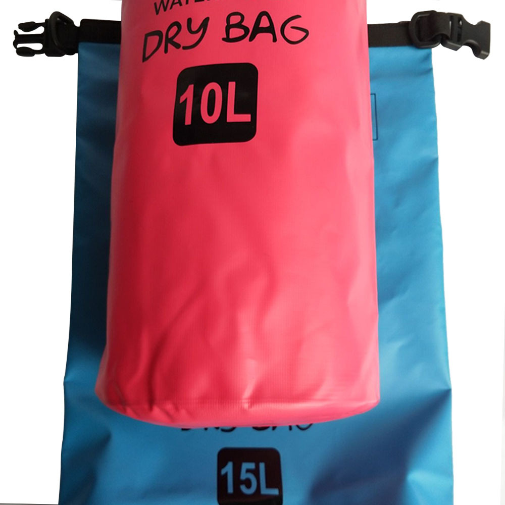 Outdoor Drifting Water-Proof Bag Beach Bag PVC Wear-Resistant Swimming Shoulder Double Shoulder Backpack Waterproof Bag Water-Proof Bag Customizable Logo