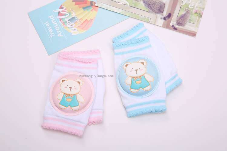 2020babies&#039; Cotton Printed Cartoon Kneepad Wristband Toddling Fall Protection Breathable Protective Gear Baby Cuff