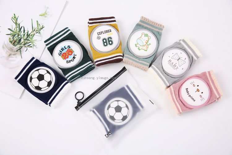 2020babies' Cotton Printed Cartoon Kneepad Wristband Toddling Fall Protection Breathable Protective Gear Baby Cuff