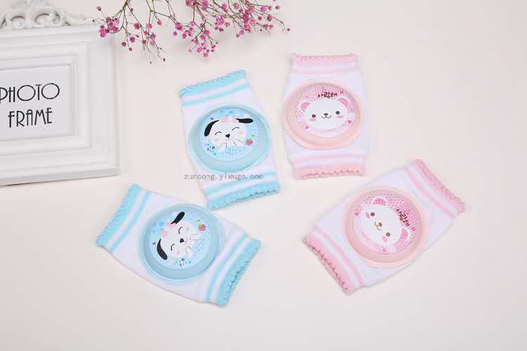 2020babies' Cotton Printed Cartoon Kneepad Wristband Toddling Fall Protection Breathable Protective Gear Baby Cuff