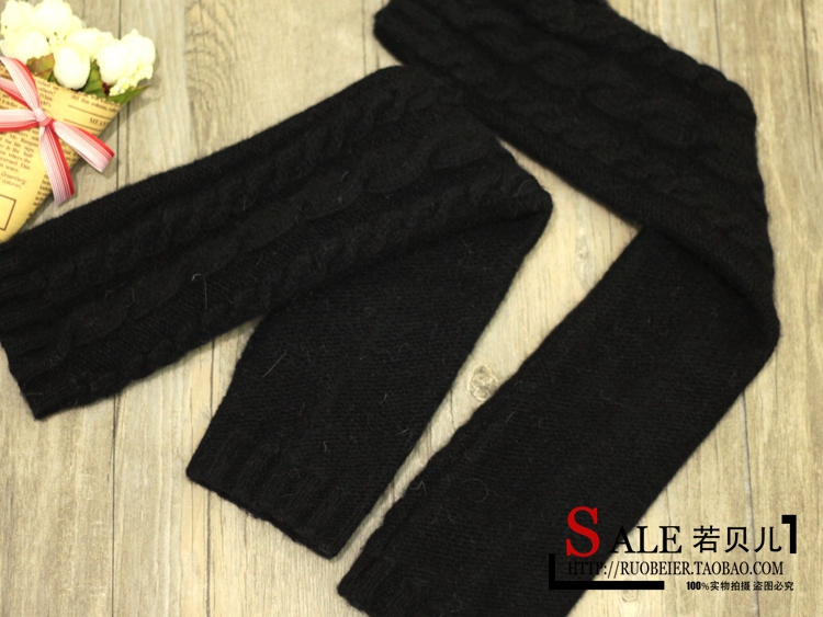 Korean Style Fashionable Winter Half Gloves Knitted Autumn and Winter Long Mori Girl Style Arm Sleeve Wrist Cuff Wool Fingerless Gloves Korean Style Fashionable Winter Half Gloves Knitted Autumn and Winter Long Mori Girl Style Arm Sleeve Wrist Cuff Wool Fingerless Gloves