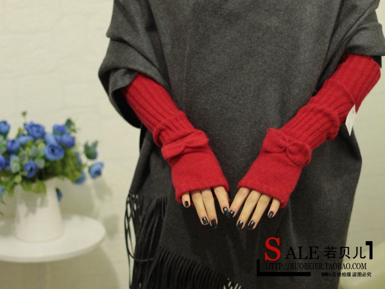Korean Style Fashionable Winter Half Gloves Knitted Autumn and Winter Long Mori Girl Style Arm Sleeve Wrist Cuff Wool Fingerless Gloves Korean Style Fashionable Winter Half Gloves Knitted Autumn and Winter Long Mori Girl Style Arm Sleeve Wrist Cuff Wool Fingerless Gloves