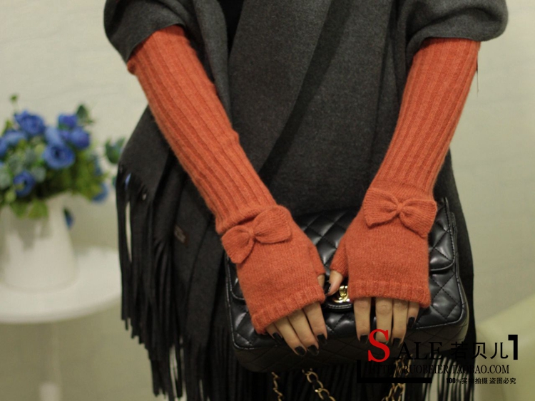 Korean Style Fashionable Winter Half Gloves Knitted Autumn and Winter Long Mori Girl Style Arm Sleeve Wrist Cuff Wool Fingerless Gloves Korean Style Fashionable Winter Half Gloves Knitted Autumn and Winter Long Mori Girl Style Arm Sleeve Wrist Cuff Wool Fingerless Gloves