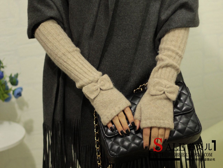 Korean Style Fashionable Winter Half Gloves Knitted Autumn and Winter Long Mori Girl Style Arm Sleeve Wrist Cuff Wool Fingerless Gloves Korean Style Fashionable Winter Half Gloves Knitted Autumn and Winter Long Mori Girl Style Arm Sleeve Wrist Cuff Wool Fingerless Gloves