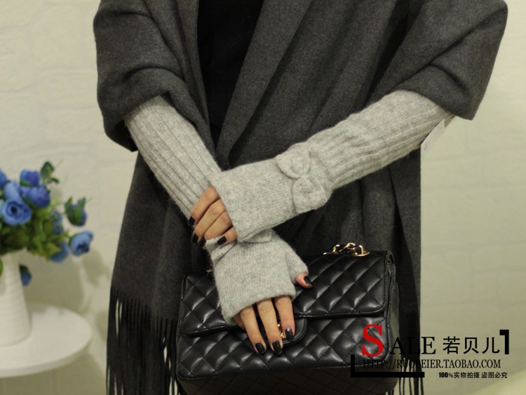Korean Style Fashionable Winter Half Gloves Knitted Autumn and Winter Long Mori Girl Style Arm Sleeve Wrist Cuff Wool Fingerless Gloves Korean Style Fashionable Winter Half Gloves Knitted Autumn and Winter Long Mori Girl Style Arm Sleeve Wrist Cuff Wool Fingerless Gloves
