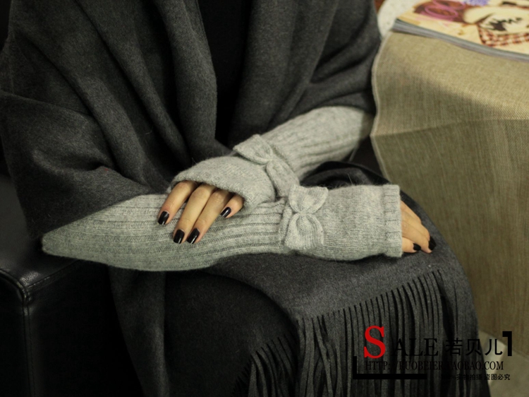Korean Style Fashionable Winter Half Gloves Knitted Autumn and Winter Long Mori Girl Style Arm Sleeve Wrist Cuff Wool Fingerless Gloves Korean Style Fashionable Winter Half Gloves Knitted Autumn and Winter Long Mori Girl Style Arm Sleeve Wrist Cuff Wool Fingerless Gloves