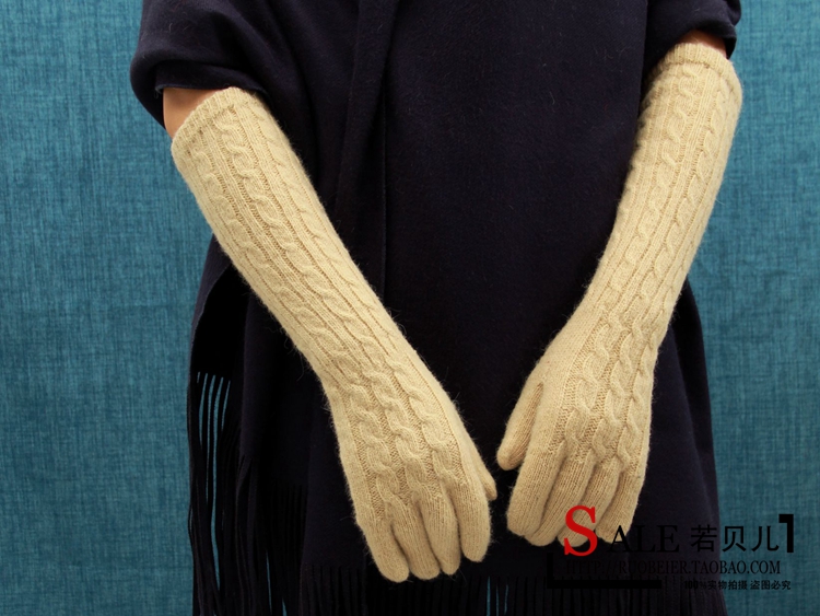 Korean Style Fashionable Winter Half Gloves Knitted Autumn and Winter Long Mori Girl Style Arm Sleeve Wrist Cuff Wool Fingerless Gloves Korean Style Fashionable Winter Half Gloves Knitted Autumn and Winter Long Mori Girl Style Arm Sleeve Wrist Cuff Wool Fingerless Gloves