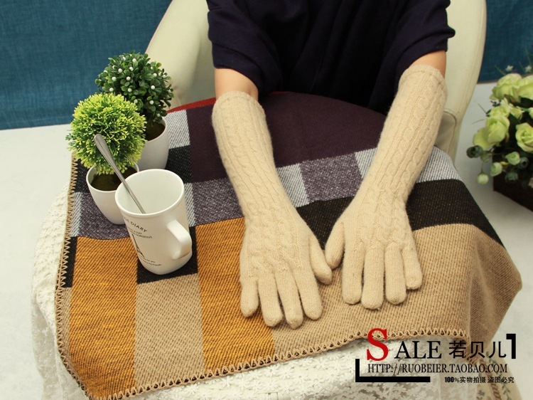 Korean Style Fashionable Winter Half Gloves Knitted Autumn and Winter Long Mori Girl Style Arm Sleeve Wrist Cuff Wool Fingerless Gloves Korean Style Fashionable Winter Half Gloves Knitted Autumn and Winter Long Mori Girl Style Arm Sleeve Wrist Cuff Wool Fingerless Gloves