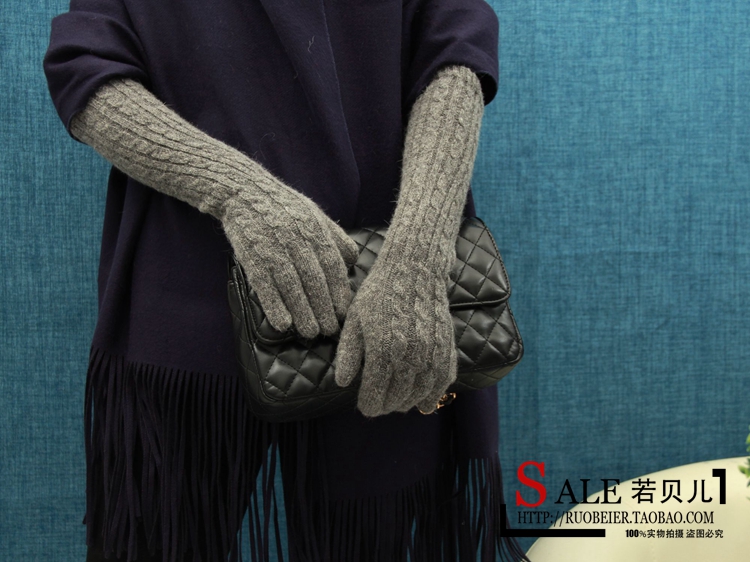 Korean Style Fashionable Winter Half Gloves Knitted Autumn and Winter Long Mori Girl Style Arm Sleeve Wrist Cuff Wool Fingerless Gloves Korean Style Fashionable Winter Half Gloves Knitted Autumn and Winter Long Mori Girl Style Arm Sleeve Wrist Cuff Wool Fingerless Gloves