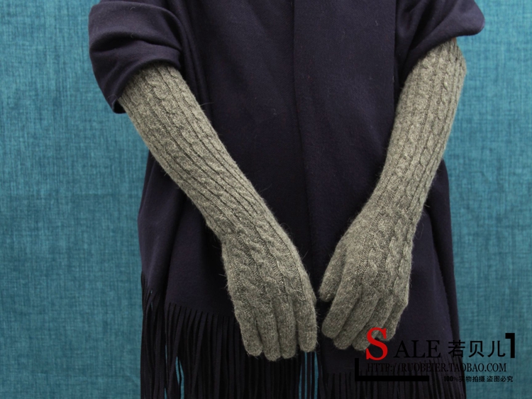Korean Style Fashionable Winter Half Gloves Knitted Autumn and Winter Long Mori Girl Style Arm Sleeve Wrist Cuff Wool Fingerless Gloves Korean Style Fashionable Winter Half Gloves Knitted Autumn and Winter Long Mori Girl Style Arm Sleeve Wrist Cuff Wool Fingerless Gloves