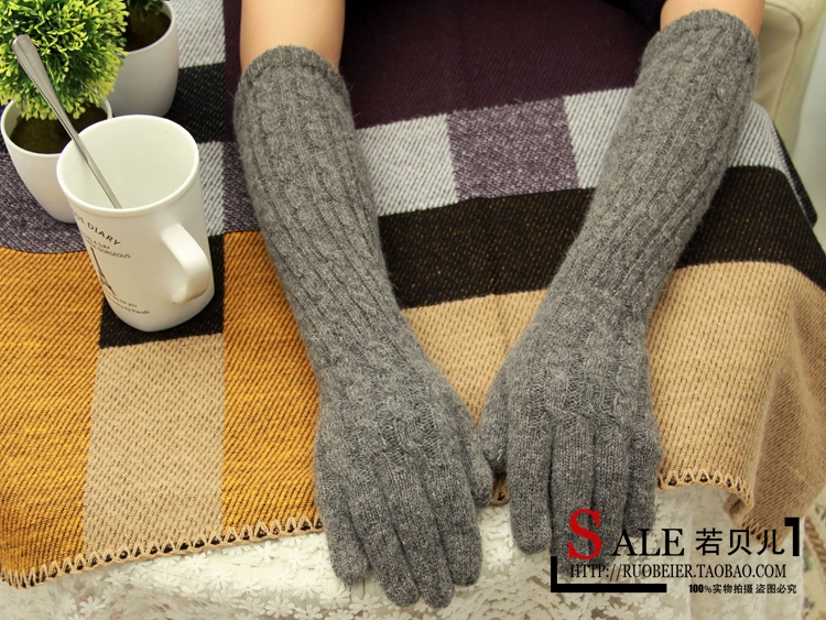 Korean Style Fashionable Winter Half Gloves Knitted Autumn and Winter Long Mori Girl Style Arm Sleeve Wrist Cuff Wool Fingerless Gloves Korean Style Fashionable Winter Half Gloves Knitted Autumn and Winter Long Mori Girl Style Arm Sleeve Wrist Cuff Wool Fingerless Gloves