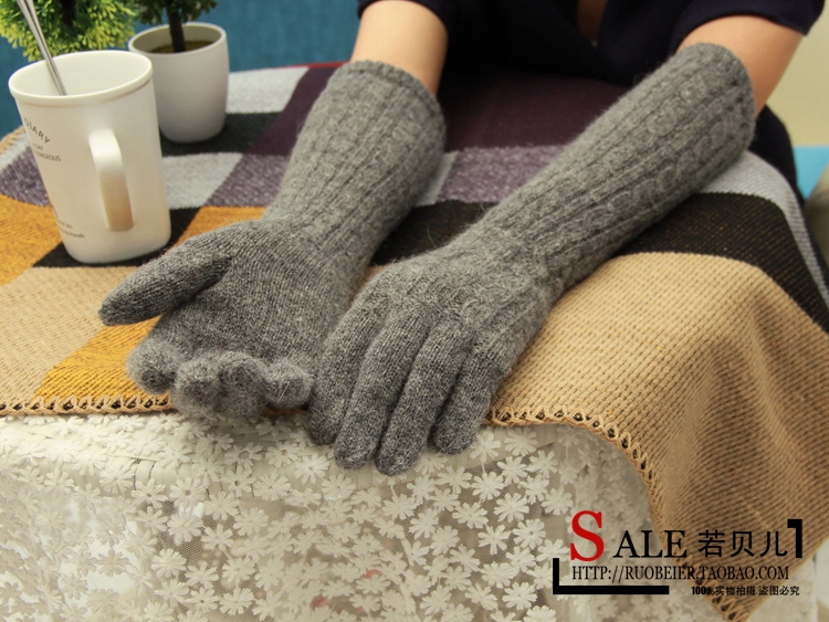 Korean Style Fashionable Winter Half Gloves Knitted Autumn and Winter Long Mori Girl Style Arm Sleeve Wrist Cuff Wool Fingerless Gloves Korean Style Fashionable Winter Half Gloves Knitted Autumn and Winter Long Mori Girl Style Arm Sleeve Wrist Cuff Wool Fingerless Gloves
