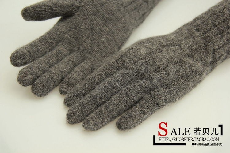 Korean Style Fashionable Winter Half Gloves Knitted Autumn and Winter Long Mori Girl Style Arm Sleeve Wrist Cuff Wool Fingerless Gloves Korean Style Fashionable Winter Half Gloves Knitted Autumn and Winter Long Mori Girl Style Arm Sleeve Wrist Cuff Wool Fingerless Gloves