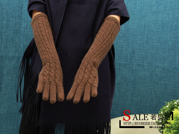 Korean Style Fashionable Winter Half Gloves Knitted Autumn and Winter Long Mori Girl Style Arm Sleeve Wrist Cuff Wool Fingerless Gloves Korean Style Fashionable Winter Half Gloves Knitted Autumn and Winter Long Mori Girl Style Arm Sleeve Wrist Cuff Wool Fingerless Gloves