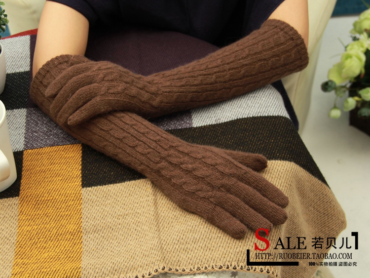 Korean Style Fashionable Winter Half Gloves Knitted Autumn and Winter Long Mori Girl Style Arm Sleeve Wrist Cuff Wool Fingerless Gloves Korean Style Fashionable Winter Half Gloves Knitted Autumn and Winter Long Mori Girl Style Arm Sleeve Wrist Cuff Wool Fingerless Gloves