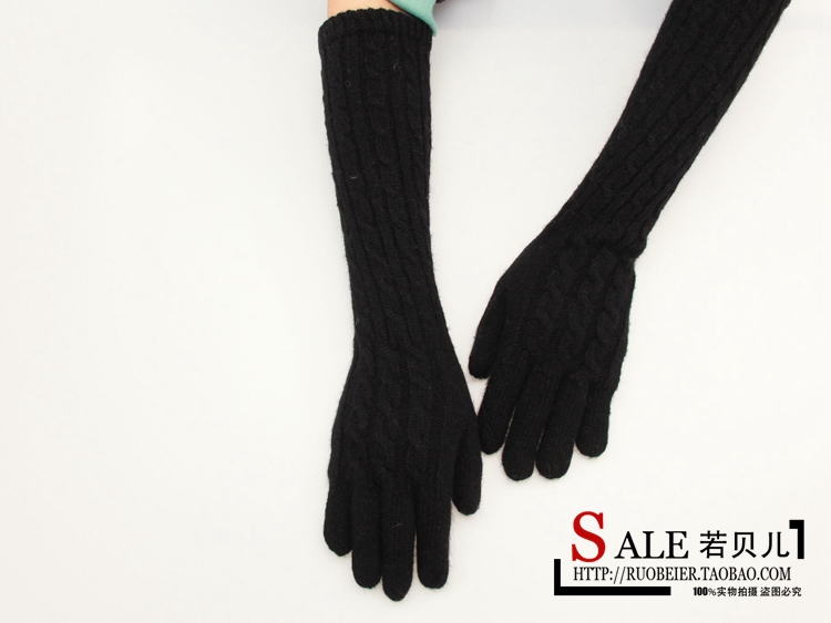 Korean Style Fashionable Winter Half Gloves Knitted Autumn and Winter Long Mori Girl Style Arm Sleeve Wrist Cuff Wool Fingerless Gloves Korean Style Fashionable Winter Half Gloves Knitted Autumn and Winter Long Mori Girl Style Arm Sleeve Wrist Cuff Wool Fingerless Gloves