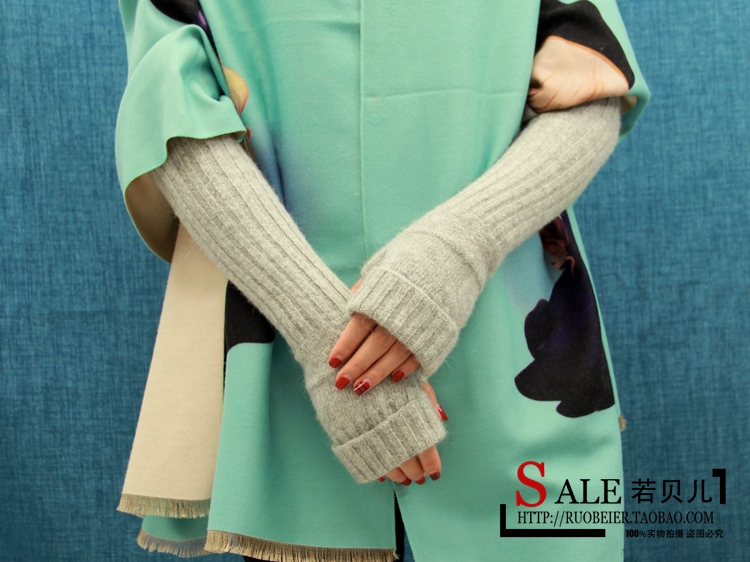 Korean Style Fashionable Winter Half Gloves Knitted Autumn and Winter Long Mori Girl Style Arm Sleeve Wrist Cuff Wool Fingerless Gloves Korean Style Fashionable Winter Half Gloves Knitted Autumn and Winter Long Mori Girl Style Arm Sleeve Wrist Cuff Wool Fingerless Gloves