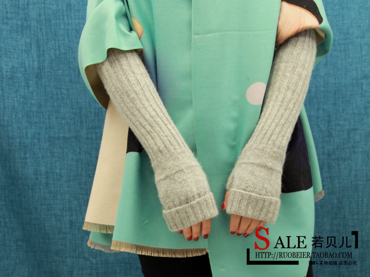 Korean Style Fashionable Winter Half Gloves Knitted Autumn and Winter Long Mori Girl Style Arm Sleeve Wrist Cuff Wool Fingerless Gloves Korean Style Fashionable Winter Half Gloves Knitted Autumn and Winter Long Mori Girl Style Arm Sleeve Wrist Cuff Wool Fingerless Gloves