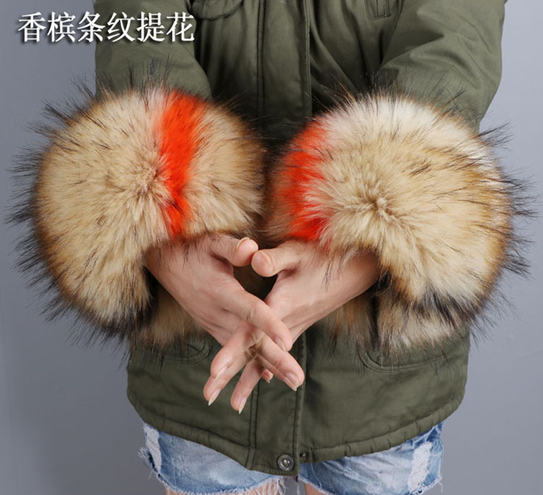 Raccoon Fur Fox Fur Imitation Fur Fur Hand Ring Fur Wristband Women's Oversleeve Imitation Rabbit Fur Bracelet Cuff Wristband Raccoon Fur Fox Fur Imitation Fur Fur Hand Ring Fur Wristband Women's Oversleeve Imitation Rabbit Fur Bracelet Cuff Wristband