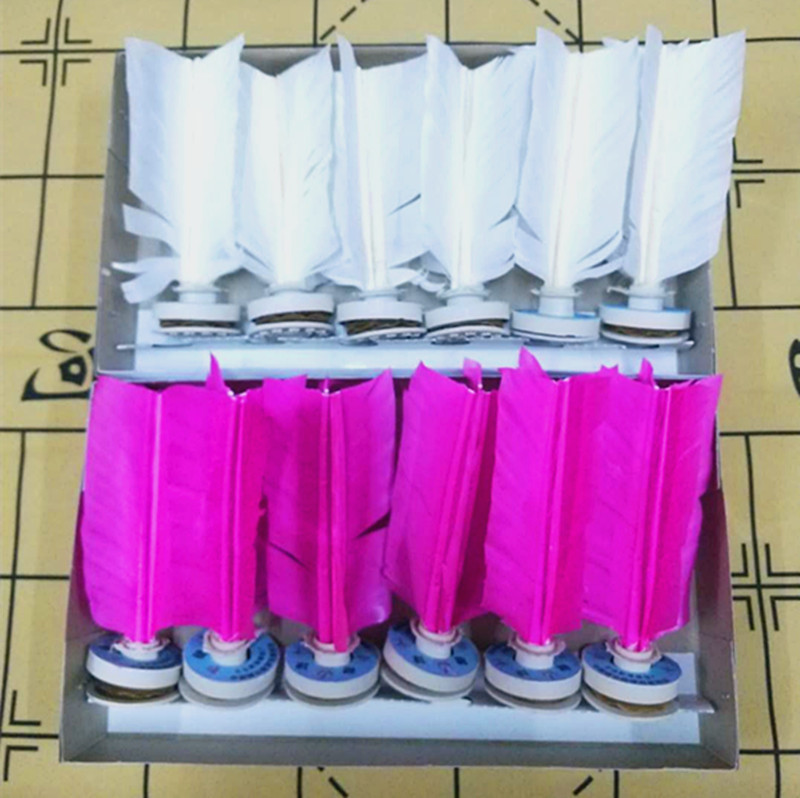 Xinjian Brand Taicang 306 Shuttlecock Taicang Shuttlecock Student Shuttlecock Competition Training Shuttlecock White Pink