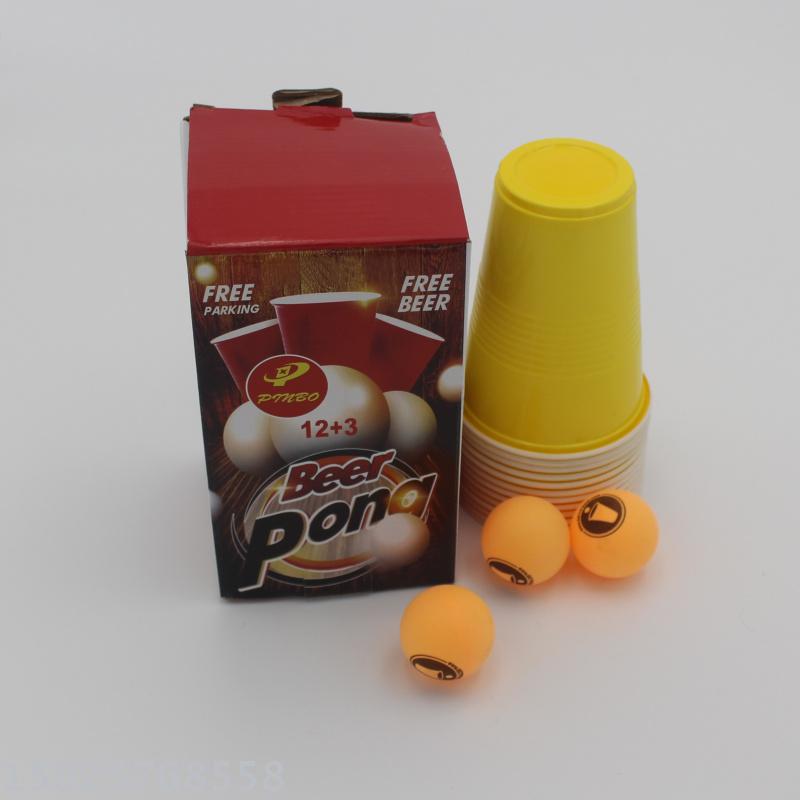 Bar beer table tennis cup set table tennis beer glass manufacturers direct selling
