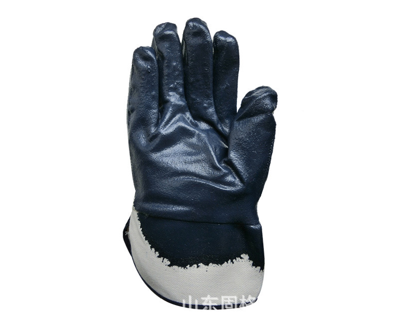 Delta Deltaplus 201170 Cuff Heavy Duty Nitrile Coated Protective Gloves