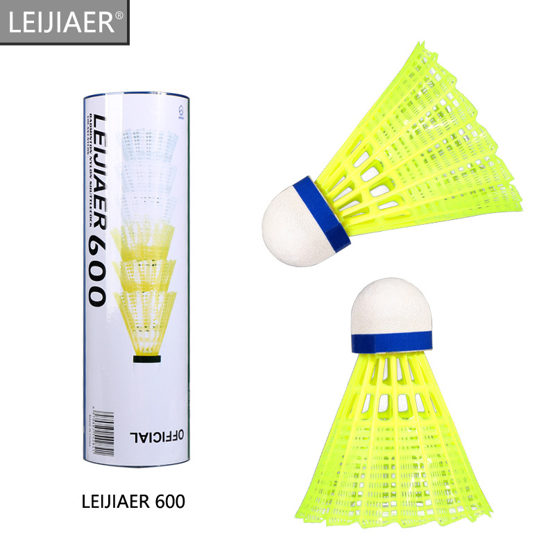 Regail Authentic Badminton Durable Training Shuttlecock Cork 6 PCs 12 PCs Pack Durable Nylon Badminton