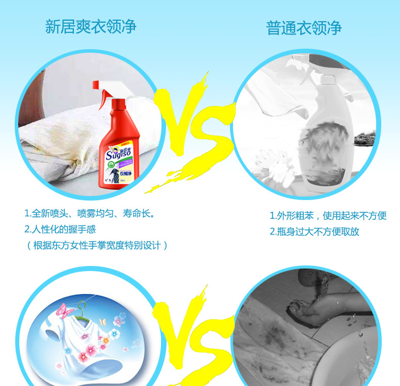 Factory Batch Collar Cleaner Strong Decontamination Cleaning Sweat Cleaner Collar Cuff Collar Household Spray Factory Batch Collar Cleaner Strong Decontamination Cleaning Sweat Cleaner Collar Cuff Collar Household Spray