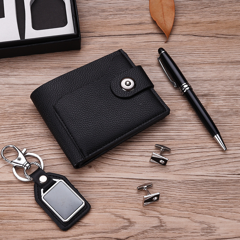 Cuff Buckle Set Keychain Gift Practical Enterprise Company Employee Activity Business Gift Wallet Gift Set Cuff Buckle Set Keychain Gift Practical Enterprise Company Employee Activity Business Gift Wallet Gift Set