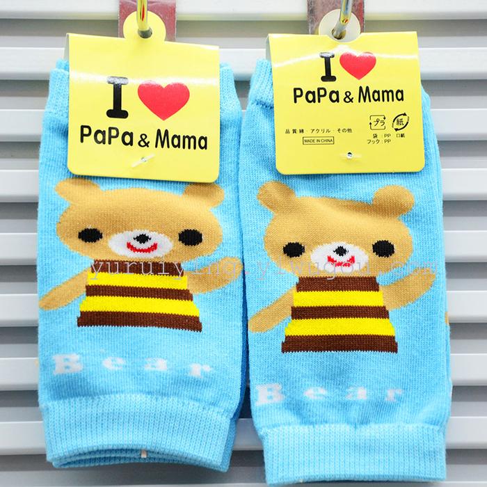 The new baby baby socks cuff kneepad warm winter children foot leg and elbow and knee pads