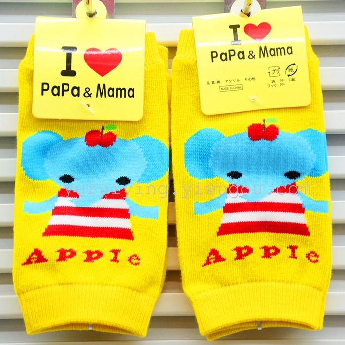 The new baby baby socks cuff kneepad warm winter children foot leg and elbow and knee pads