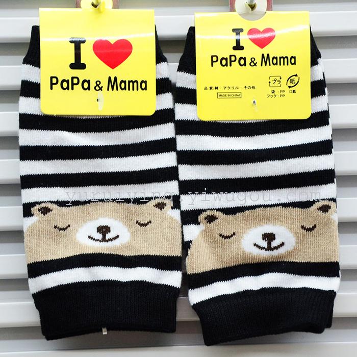 The new baby baby socks cuff kneepad warm winter children foot leg and elbow and knee pads
