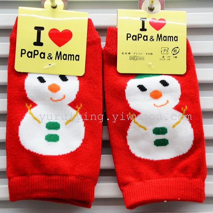The new baby baby socks cuff kneepad warm winter children foot leg and elbow and knee pads