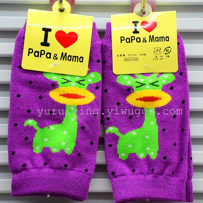 The new baby baby socks cuff kneepad warm winter children foot leg and elbow and knee pads