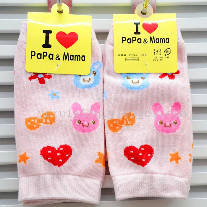 The new baby baby socks cuff kneepad warm winter children foot leg and elbow and knee pads