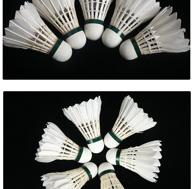 Factory Direct Supply Liu Yishou No. 5 Competition Ball Resistant to Playing Badminton Shuttlecock 12 Pieces with Stable Speed Factory Direct Supply Liu Yishou No. 5 Competition Ball Resistant to Playing Badminton Shuttlecock 12 Pieces with Stable Speed