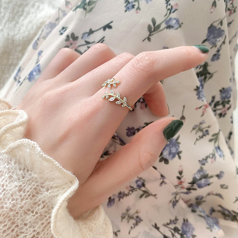 INS Fashion Ring Female Design Fashion Personalized Cold Style Index Finger Ring Cuff Bracelet