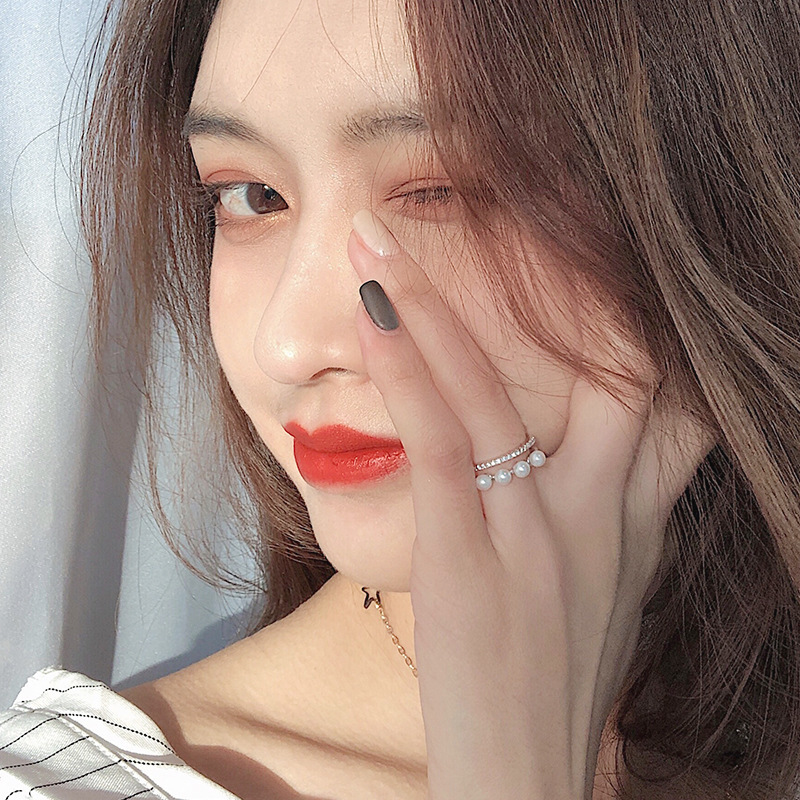 INS Fashion Ring Female Design Fashion Personalized Cold Style Index Finger Ring Cuff Bracelet