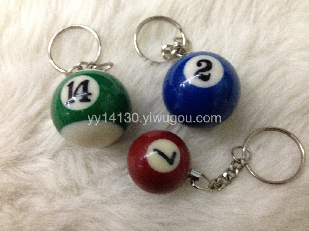 small snooker/table ball/table tennis/table-tennis/billiards toys key chains