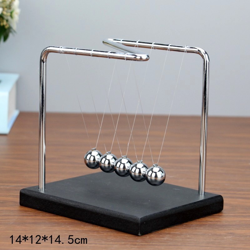 Solid Wood Base Metal Newton Swing Ball a Regional Name for Billiards Bumperball Home Office Decorations Decoration Business Gift Solid Wood Base Metal Newton Swing Ball a Regional Name for Billiards Bumperball Home Office Decorations Decoration Business Gift