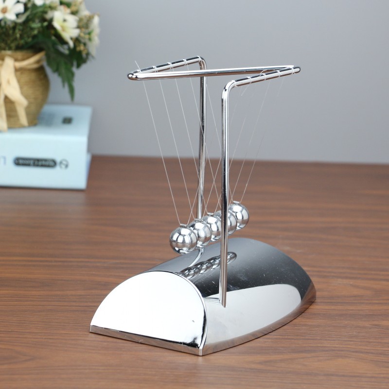 Creative Z-Shaped Newton Swing Ball a Regional Name for Billiards Collision Bead Student Science and Education Teaching Aids Chaos Pendulum Perpetual Motion Instrument Toy Decoration